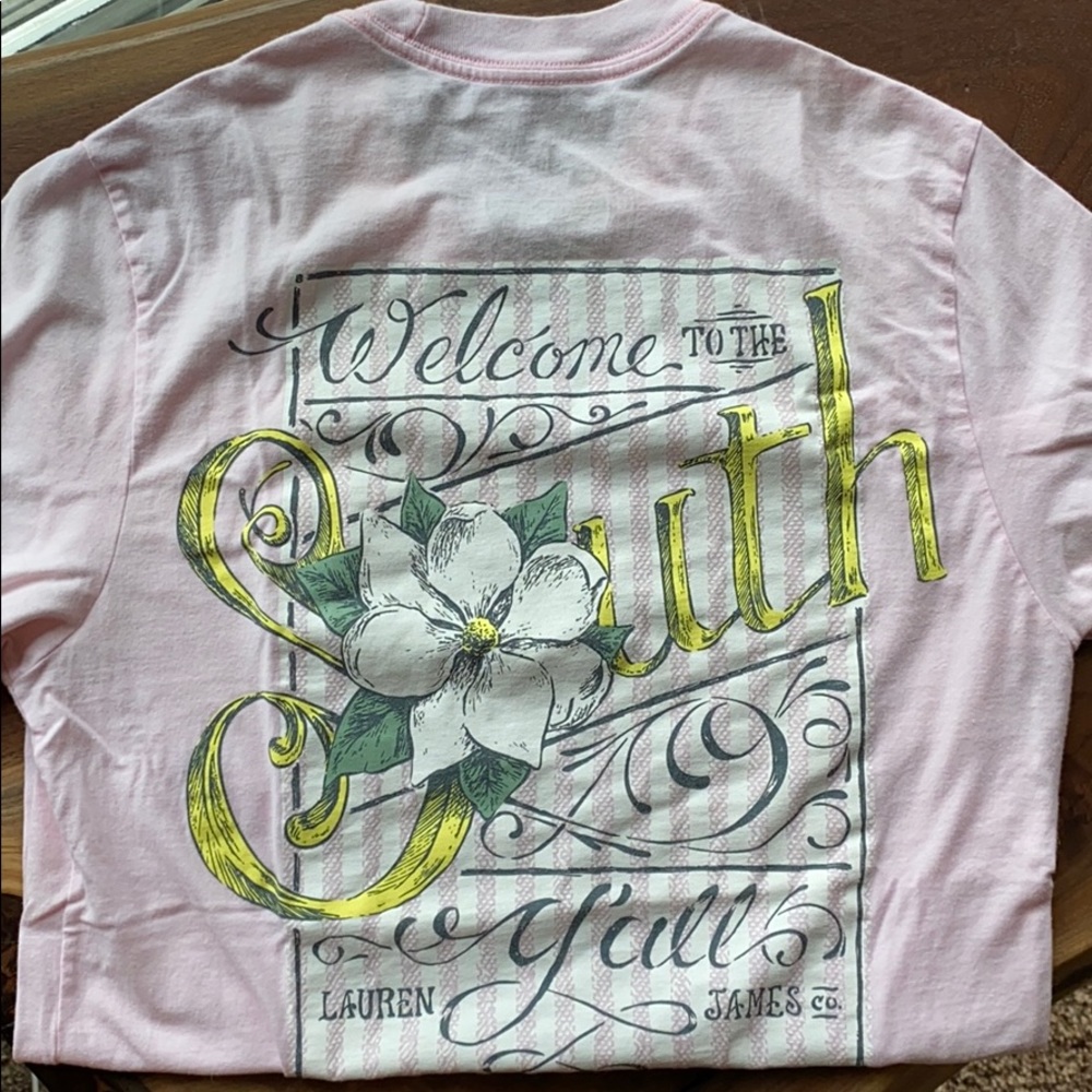 Lauren James Pink Tee